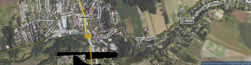 Zdjęcie satelitarne Starozawidowska ul.